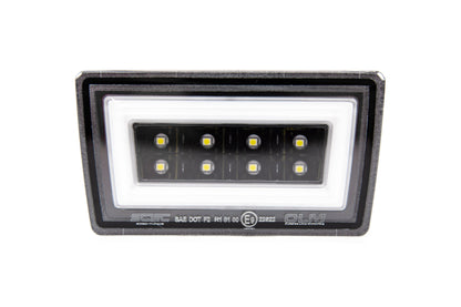 OLM NB+R F1 Rear Brake Light (Clear Lens, Gloss Black Base, White Bar) - 2015-2021 WRX / STI
