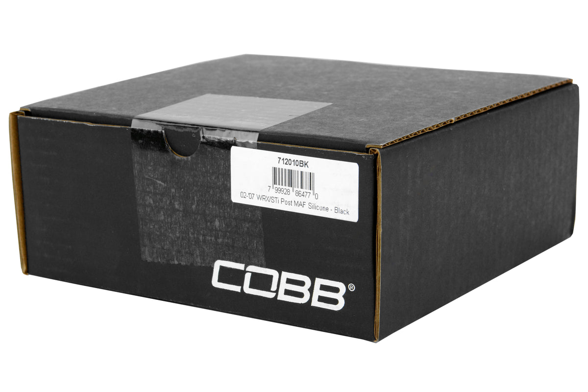 Cobb Post MAF Hose - Stealth Black - 2002-2007 Subaru WRX / 2004-2008 Forester XT