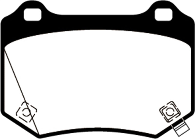 EBC Redstuff Rear Brake Pads - 2018-2021 Subaru STI