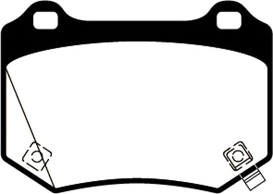 EBC Yellowstuff Rear Brake Pads - 2018-2021 Subaru STI
