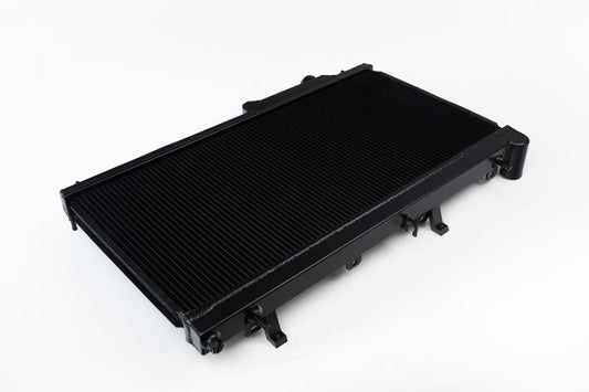 CSF 1-Row 31mm High-Performance Aluminum Radiator - Black - 2008-2014 Subaru STI / 2015-2021 WRX (MT Models)