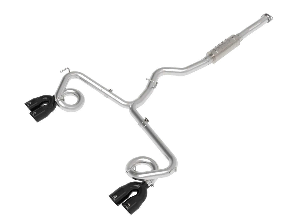 aFe Power Takeda 3in to 2-1/2in Stainless Cat-Back Exhaust - Black Tips - 2015-2021 Subaru WRX / STI (H4-2.0/2.5L)