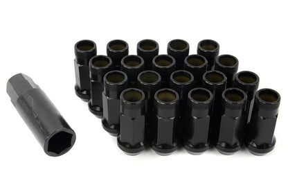 Wheel Mate Muteki SR48 Open End Lug Nuts - Black 12x1.50 48mm