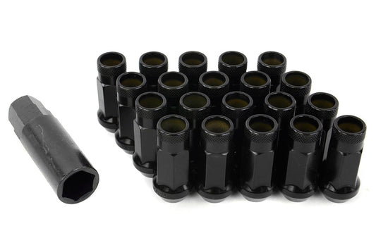 Wheel Mate Muteki SR48 Open End Lug Nuts - Black 12x1.50 48mm