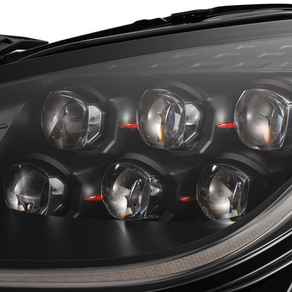 Alpharex Nova Series LED Projector Headlights - Black - Activation Light w/ Sequential Signal / Switchback DRL - 2022-2024 Toyota GR86 / Subaru BRZ