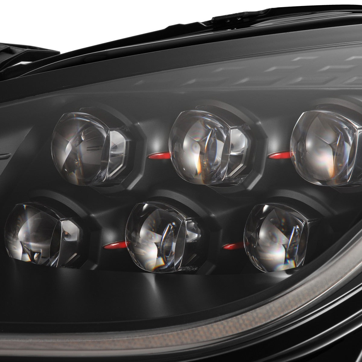 Alpharex Nova Series LED Projector Headlights - Black - Activation Light w/ Sequential Signal / Switchback DRL - 2022-2024 Toyota GR86 / Subaru BRZ