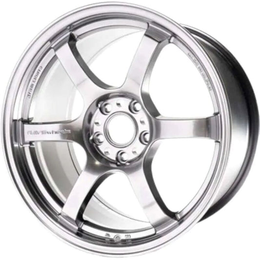 Gram Lights 57DR 18x9.5 +38 5x114.3 - Grace Silver (Single Wheel)