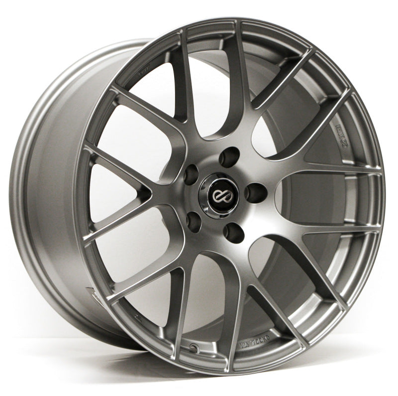 Enkei Raijin 18x9.5 35mm Offset 5x120 Bolt Pattern 72.6 Bore - Titanium Gray (Single Wheel)