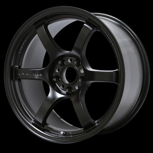 Gram Lights 57DR 17x9.0 +38 5x114.3 Semi Gloss Black Wheel - 2005-2007 Subaru STI