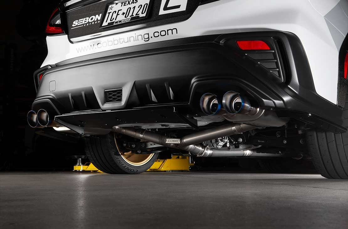 COBB Titanium Cat-Back Exhaust System - 2022-2024 Subaru WRX