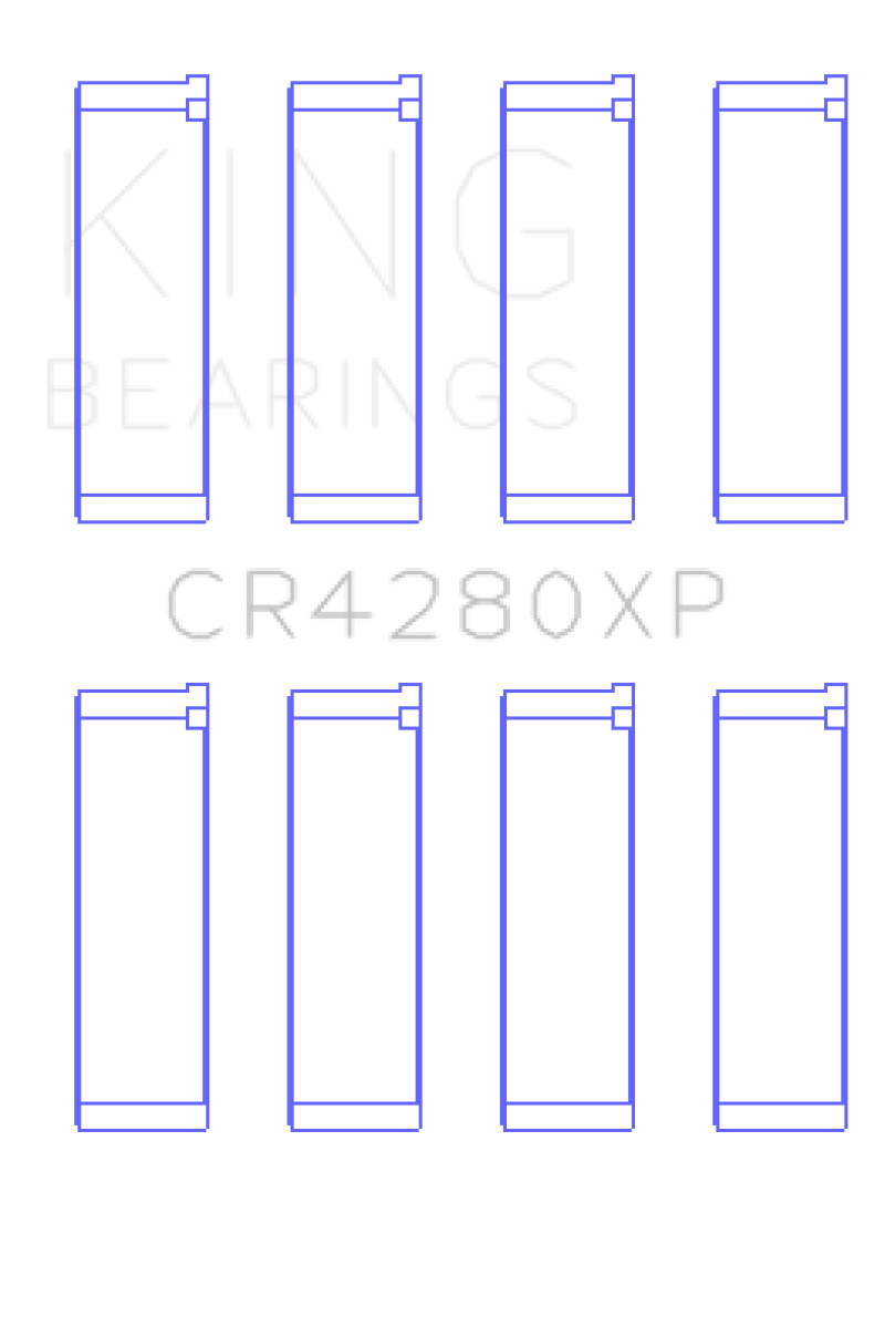 King Engine Bearings 48mm Rod (Size +.025) Performance Rod Bearing Set - Subaru EJ Models (inc. 2002-2014 WRX / 2004-2021 STI)
