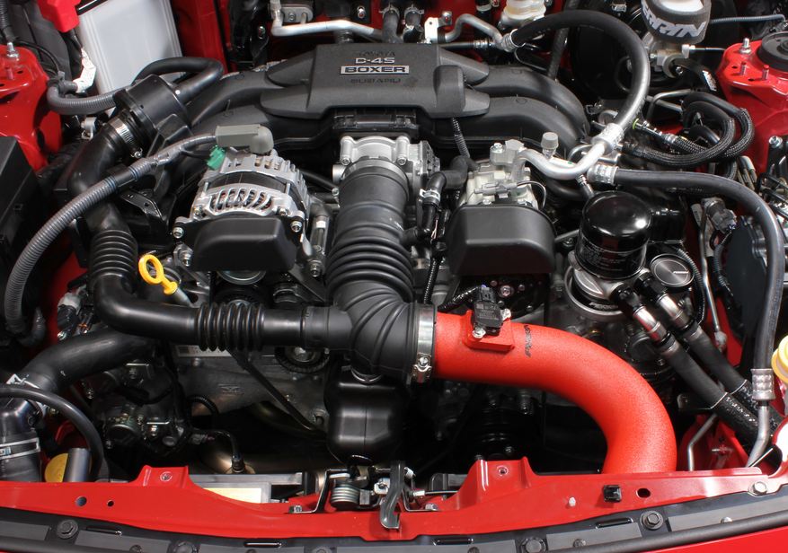 PERPSP-INT-330RD Perrin Cold Air Intake (Red) - 2013+ BRZ,
