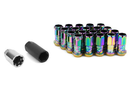 Project Kics R40 16+4 Piece Neo Chrome 12x1.25 Lug Nuts