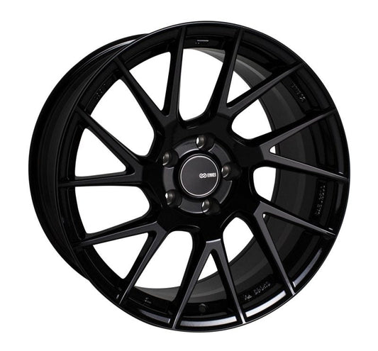 Enkei TM7 17x9 5x114.3 35mm Offset 72.60 Bore Black Wheel - 2005-2007 Subaru STI