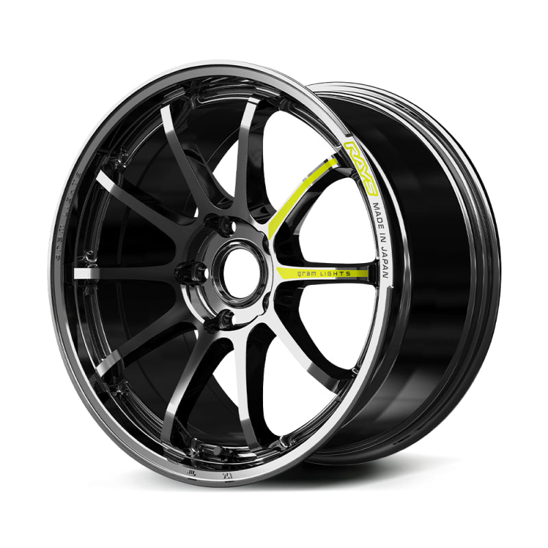 Gram Lights 57NR Limited Edition 19X8.5 +38 5x114.3 - Rays Black Metal Coat (RB) (Single Wheel)