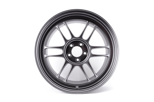 Enkei RPF1 17x9 5x100 35mm Offset 73mm Bore Dark Silver Wheel - 2002-2007 WRX & 2004 STI