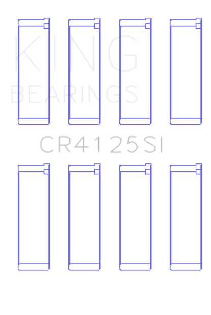 King Engine Bearings (Size 0.25mm) Silicone Bi-Metal Alum Rod Bearing Set - Subaru EJ Models (inc. 2002-2014 WRX / 2004-2021 STI)