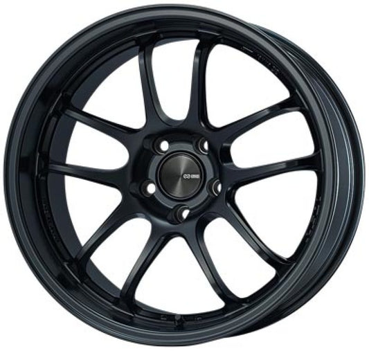 Enkei PF01EVO 17x9.5 35mm Offset 5x114.3 75mm Bore Matte Black Wheel (Special Order / No Cancel) - 2005-2007 Subaru STI