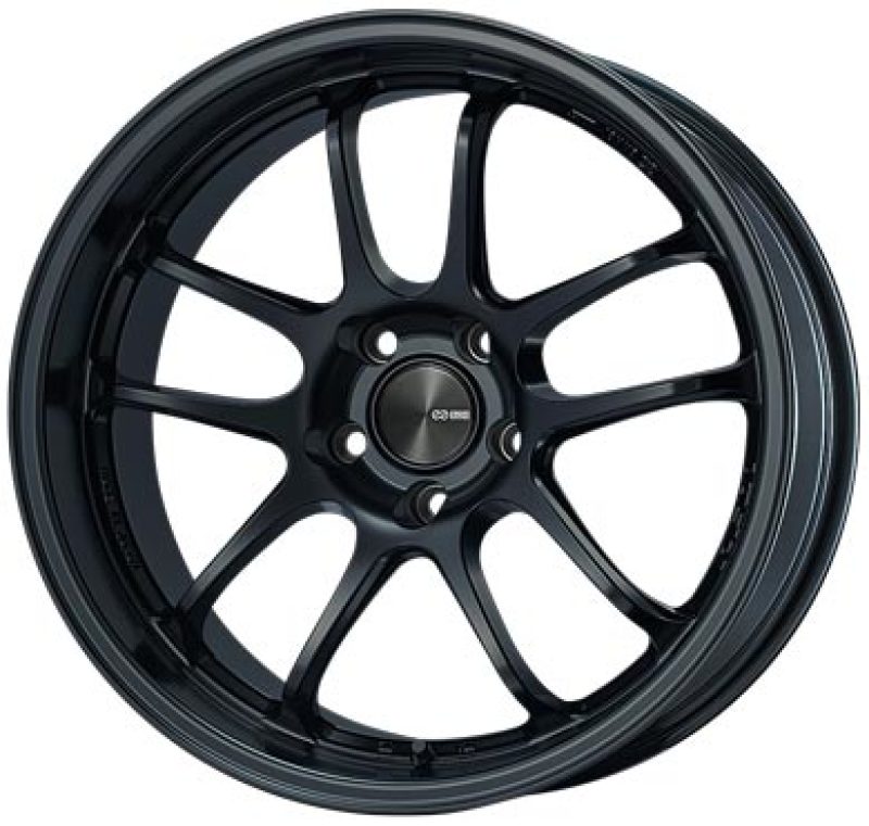 Enkei PF01EVO 18x9 45mm Offset 5x114.3 75mm Bore - Matte Black (Single Wheel)