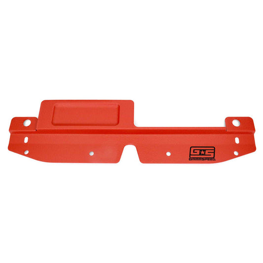 GRM096009 GrimmSpeed Radiator Shroud w/ Tool Tray Red - 2008-2014 Subaru WRX / STI,