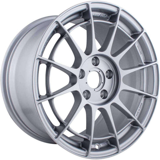 Enkei NT03RR 17x9.0 5x114.3 +35mm Offset - Matte Sparkle Silver - 2005-2007 Subaru STI