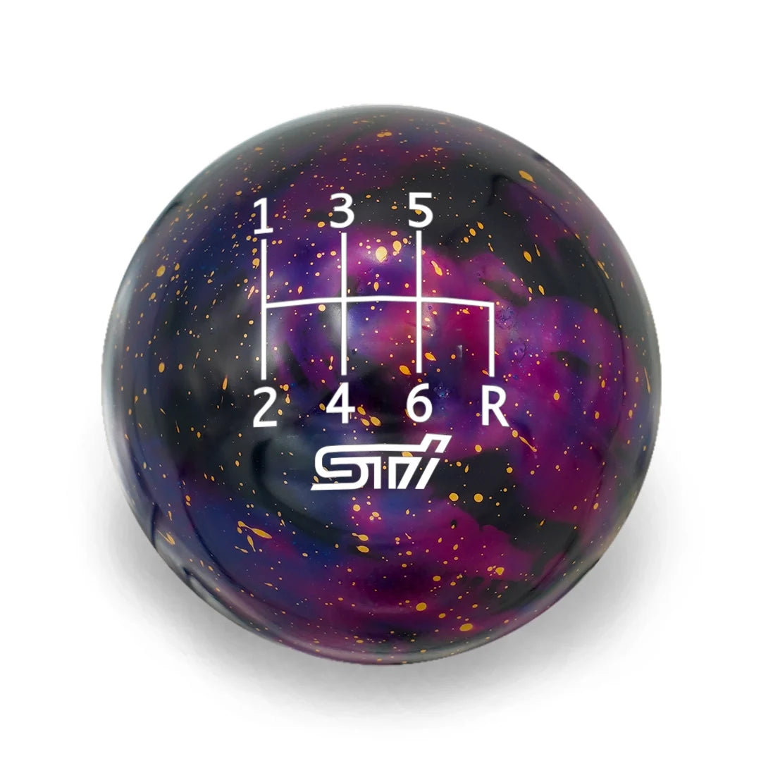 Billetworkz Cosmic Space Shift Knob - 6 Speed STI Standard Engraving - Subaru STI