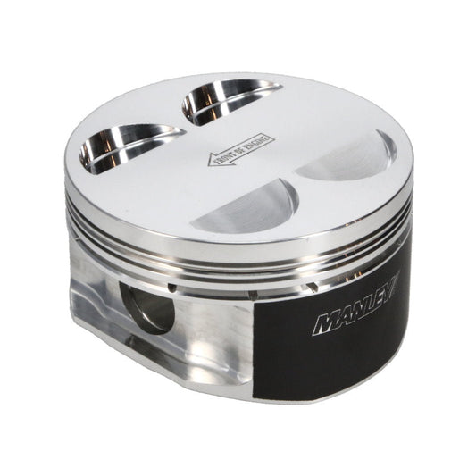 Manley 75mm DE-STROKED 100mm +.5mm Bore 9.8:1 Dish Piston Set w/ Rings - 2004-2021 Subaru STi (EJ257)