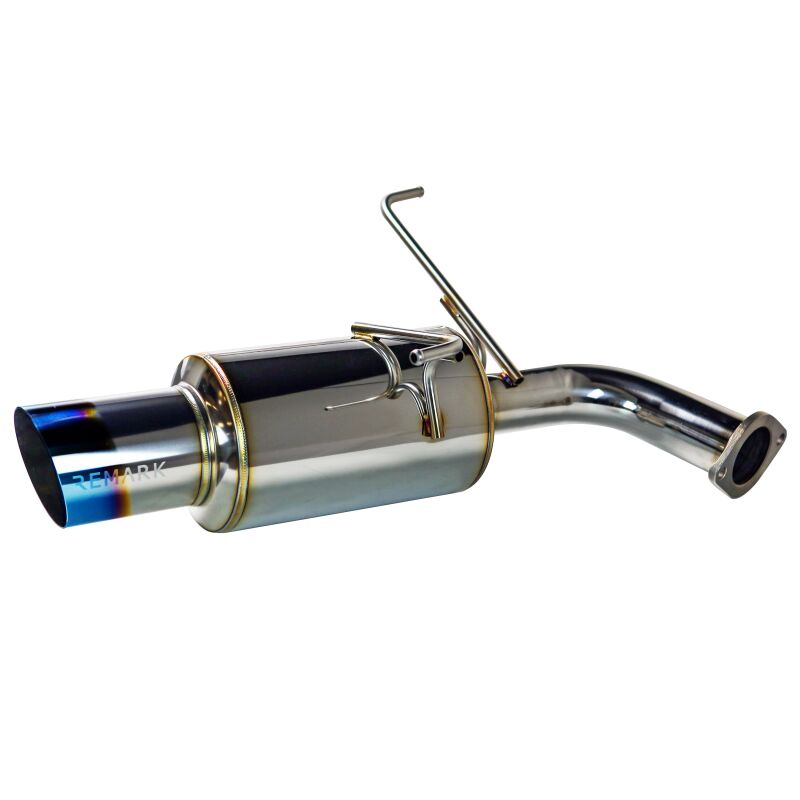 REMARK Catback Exhaust - Dual R1 Spec Burnt Stainless (Resonated) - 2022-2026 Subaru WRX (VB)