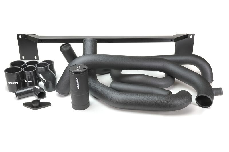 PERRIN 08-14 Subaru STI Front Mount Intercooler Boost Tube Kit - Black - 2008-2014 Subaru STI