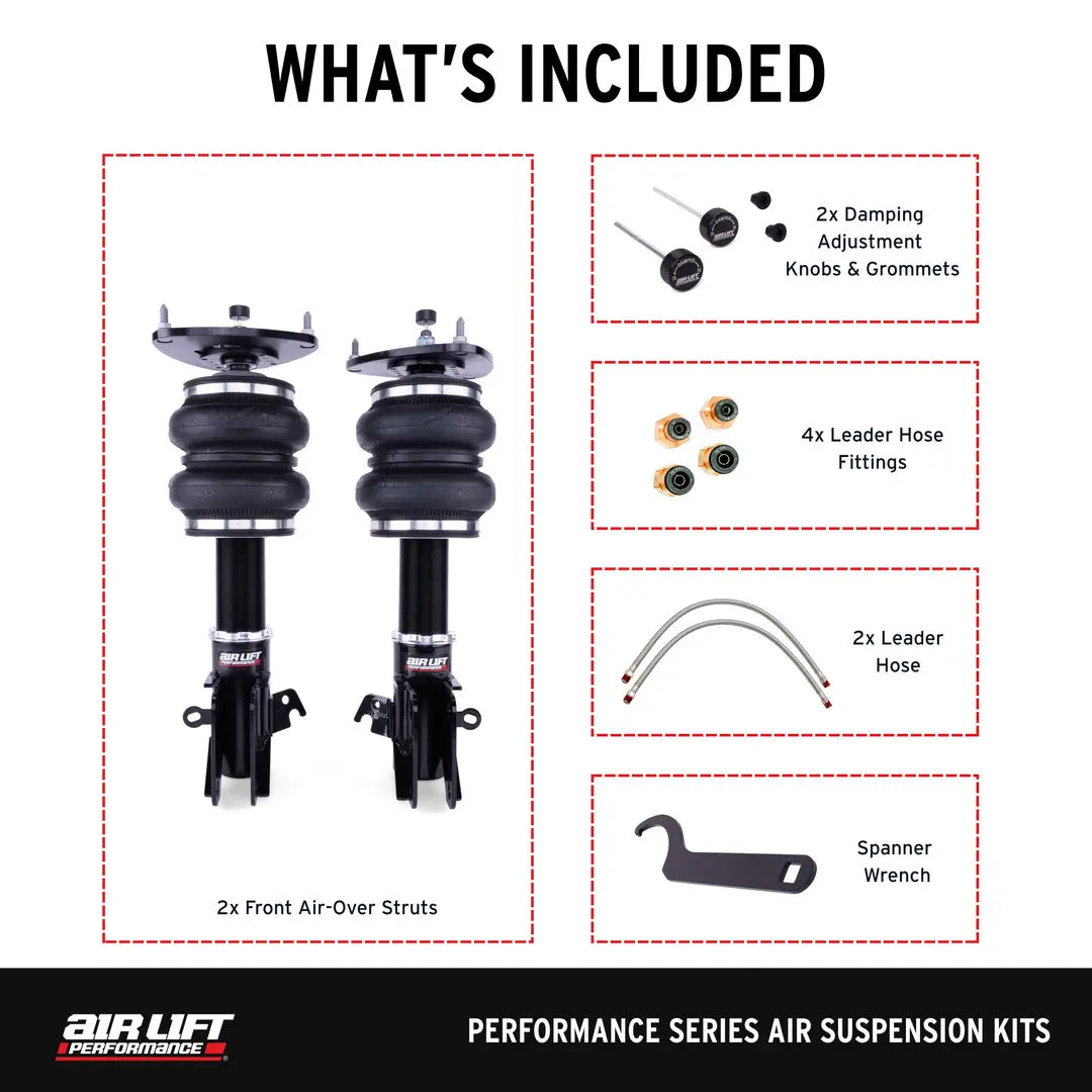 Air Lift Performance Air Suspension Front Drop Kit - 2015-2021 Subaru WRX / STI