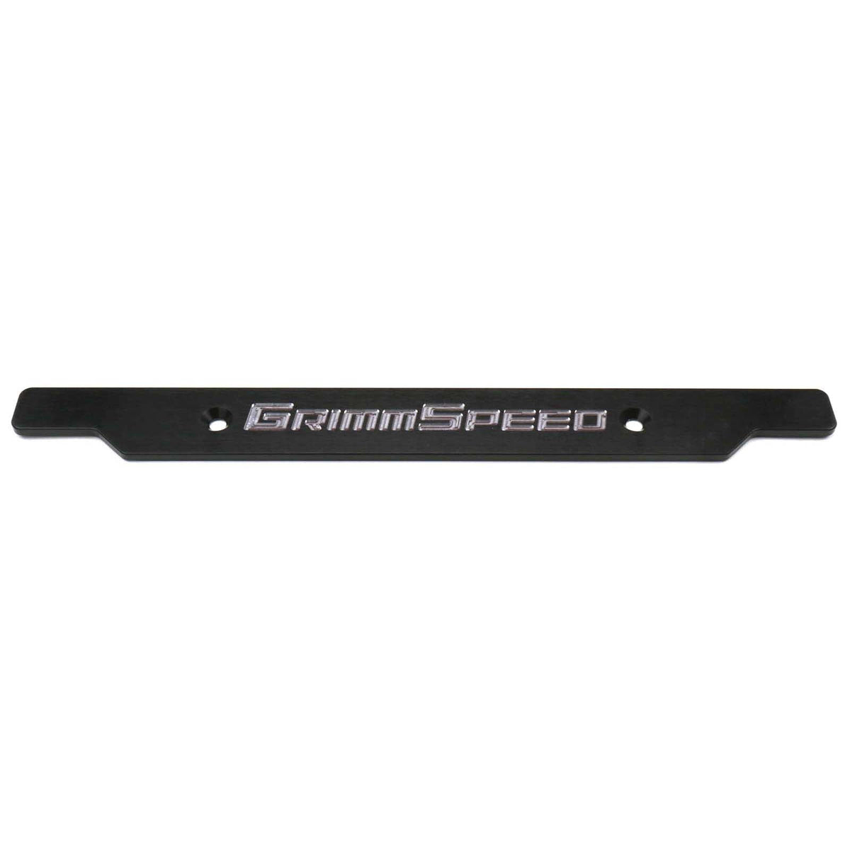 GrimmSpeed License Plate Delete Black/Silver - 2002-2005 Subaru WRX/STI