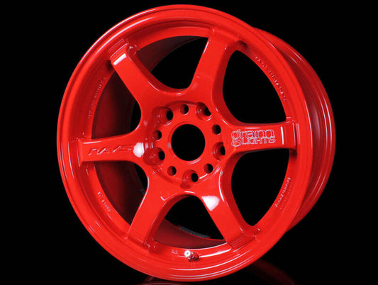 Gram Lights 57DR 18x9.5 +38 5x114.3 - Milano Red (Single Wheel)