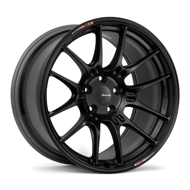 Enkei GTC02 19x9 5x114.3 45mm Offset 75mm Bore - Matte Black (Single Wheel)