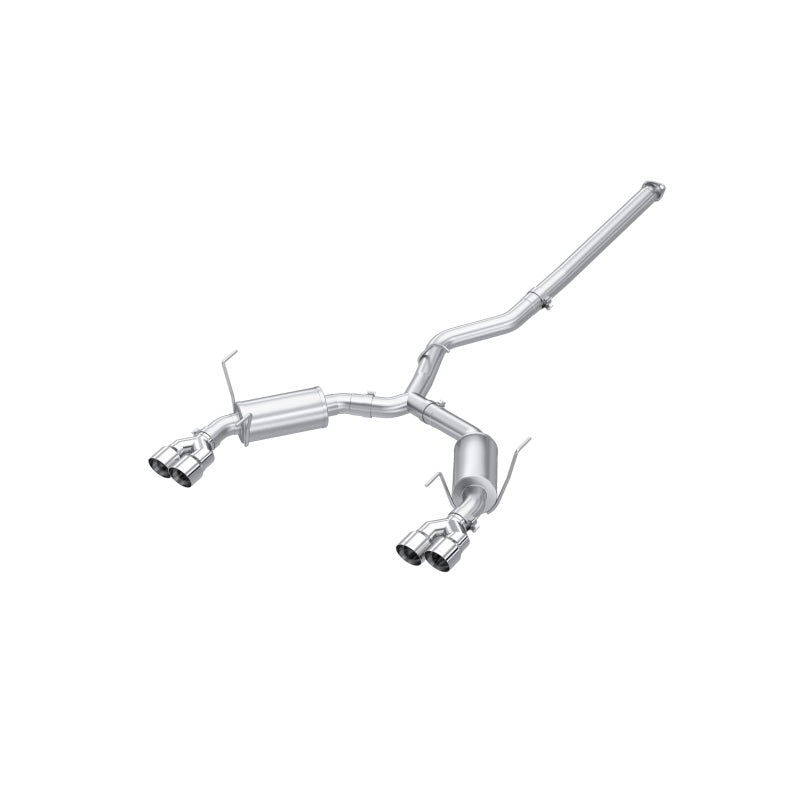 MBRP 3in Street Profile Cat-Back - Dual Split Rear Quad Tips - 2022-20 ...