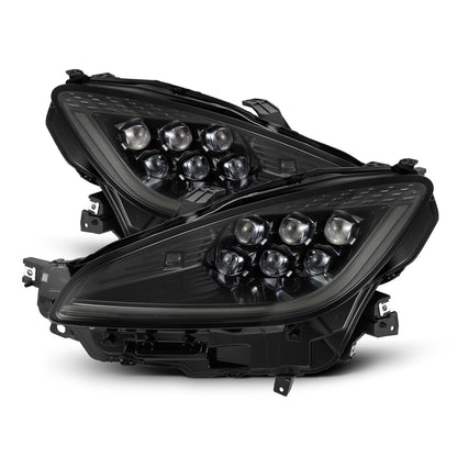 Alpharex Nova Series LED Projector Headlights - Alpha Black - Activation Light w/ Sequential Signal / Switchback DRL - 2022-2024 Toyota GR86 / Subaru BRZ