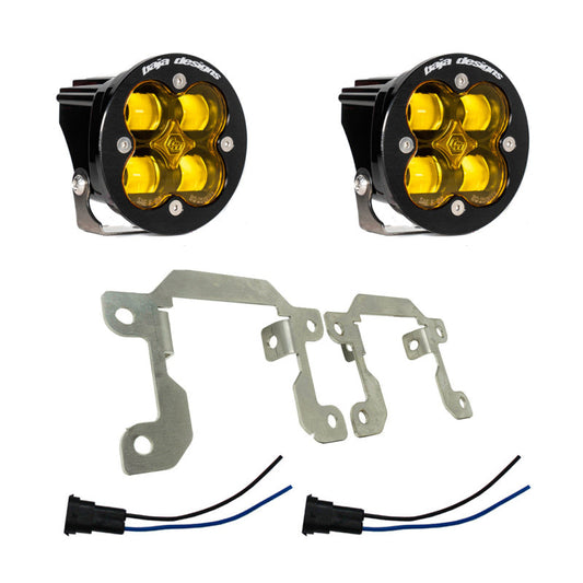 Baja Designs SAE Squadron Fog Light Pocket Kit - Amber - 2015-2019 Subaru WRX / STI / 2013-2016 Scion FR-S / Subaru BRZ / 2013-2019 Crosstrek / 2014-2018 Forester / 2010-2012 Legacy / Outback