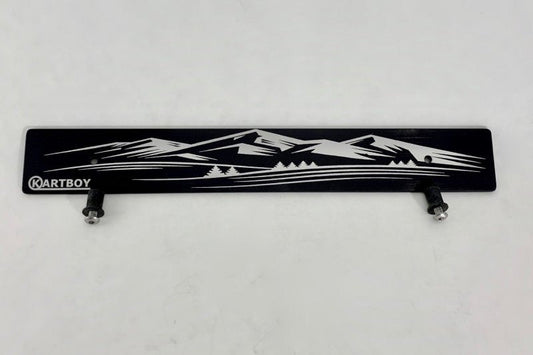 Kartboy Subaru License Plate Delete - Black Desert Rising Sun - Subaru Universal