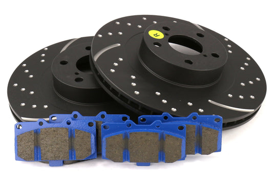 EBC S6K Bluestuff Pad and GD Rotor Front Kit - 2022-2026 Subaru WRX VB