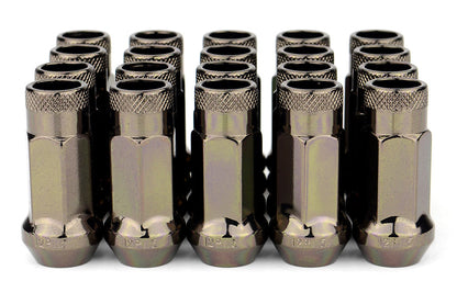 Wheel Mate Muteki SR48 Open End Lug Nuts - Titanium 12x1.50 48mm