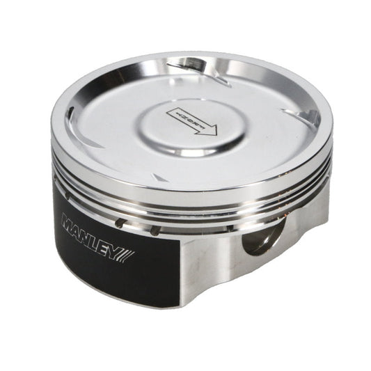 Manley 83mm Stroker 100mm +0.5mm Bore 8.5:1 Dish Piston Set with Rings - 2004-2021 Subaru STi (EJ257)