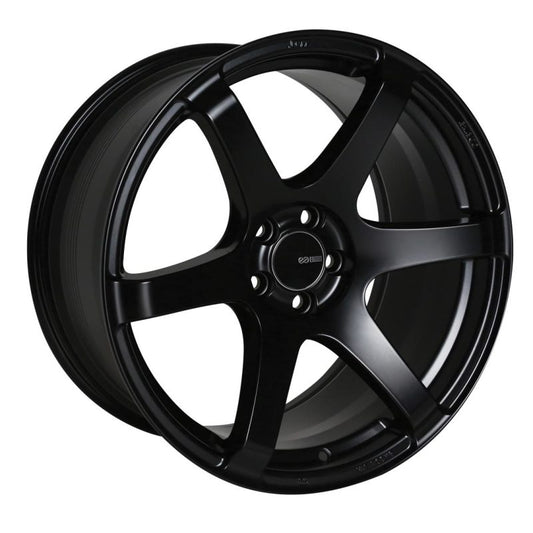Enkei T6S 18x9.5 35mm Offset 5x120 Bolt Pattern 72.6 Bore - Matte Black (Single Wheel)