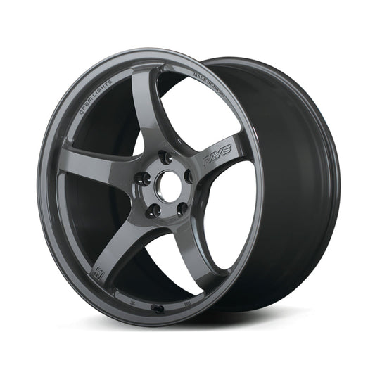 Gram Lights 57CR 17x9 +38 5x114.3 - Glossy Gray (Single Wheel)