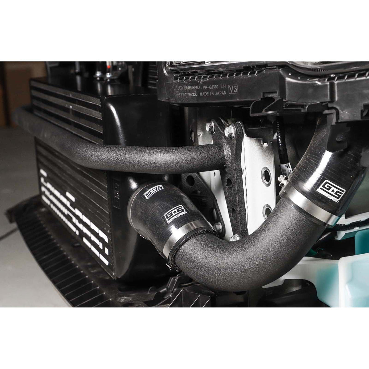 GRM090261 GrimmSpeed Front Mount Intercooler Bumper Bar BLACK Coated,