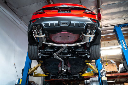 REMARK Stainless Steel Quad Tip Catback Exhaust - Resonated - 2022-2026 Subaru WRX (VB)
