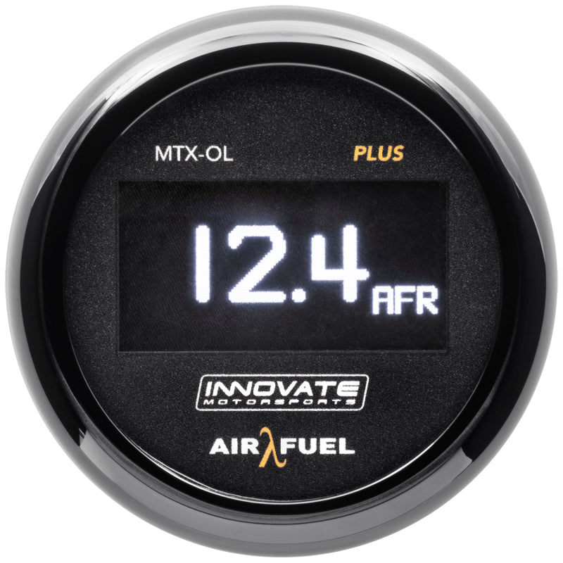 Innovate MTX-OL PLUS Wideband Digital Air/Fuel Ratio OLED Gauge Kit - 8ft w/O2 Sensor