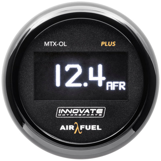 Innovate MTX-OL PLUS Wideband Digital Air/Fuel Ratio OLED Gauge Kit - 8ft w/O2 Sensor