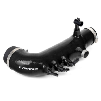 Overtake Silicone Turbo Inlet Hose (Black) - 2008-2014 Subaru WRX / 2005-2009 Legacy GT / Outback XT / 2009-2013 Forester XT