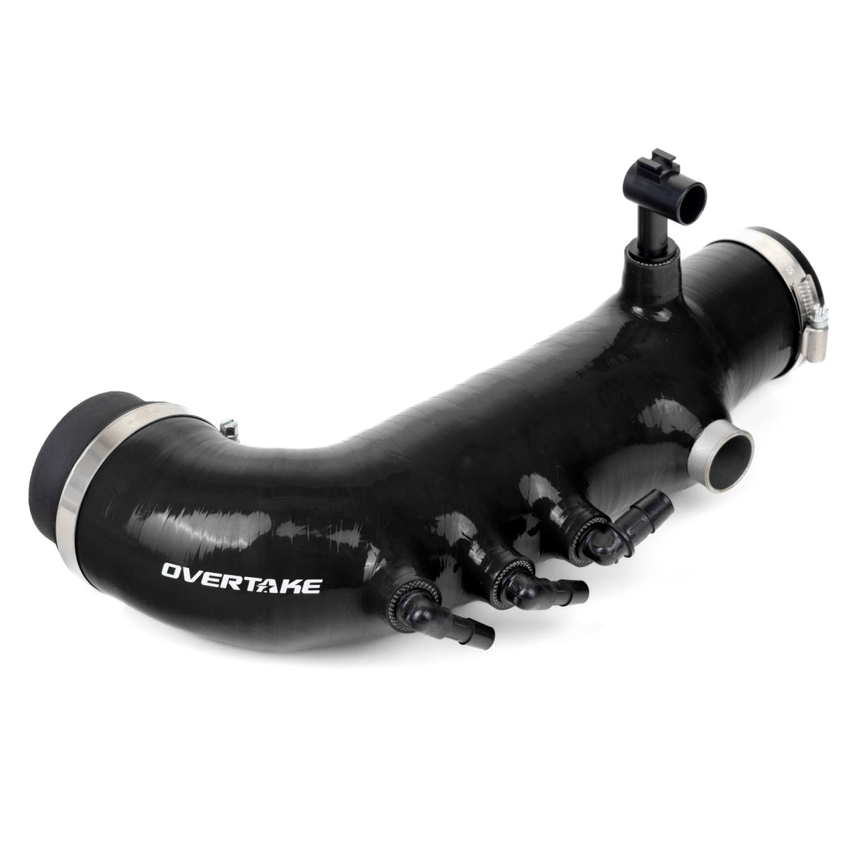 Overtake Silicone Turbo Inlet Hose (Black) - 2008-2014 Subaru WRX / 2005-2009 Legacy GT / Outback XT / 2009-2013 Forester XT