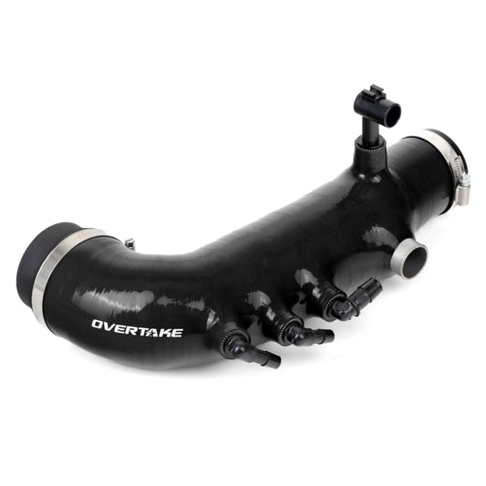 Overtake Silicone Turbo Inlet Hose (Black) - 2008-2014 Subaru WRX / 2005-2009 Legacy GT / Outback XT / 2009-2013 Forester XT