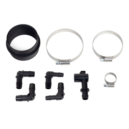 Overtake Silicone Turbo Inlet Hose (Black) - 2004-2021 Subaru STI / 2002-2007 WRX